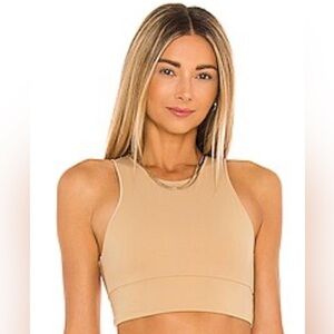 IT’S NOW COOL Contour High Neck Top in Mocha (M)
